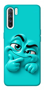 Чохол Бірюзовий-скептик для Oppo Reno 3