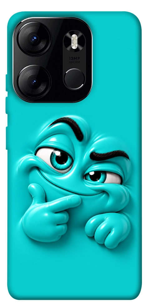 Чохол Бірюзовий-скептик для Tecno Spark Go 2023