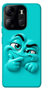 Чохол Бірюзовий-скептик для Tecno Spark Go 2023