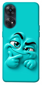 Чохол Бірюзовий-скептик для Oppo Reno 8 T 4G