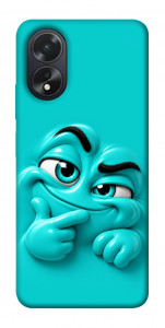 Чехол Бірюзовий-скептик для Oppo A18