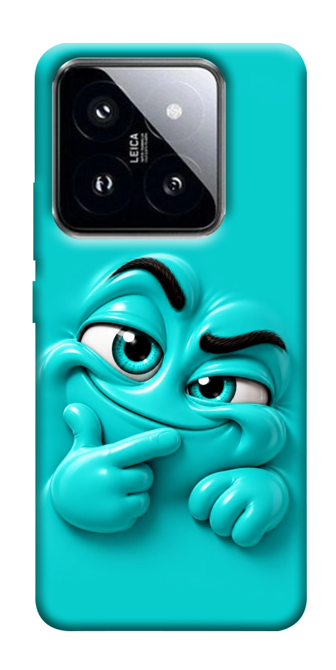 Чехол Бірюзовий-скептик для Xiaomi 14 Pro