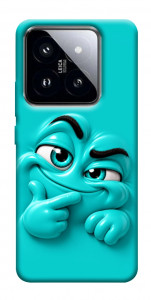 Чехол Бірюзовий-скептик для Xiaomi 14 Pro