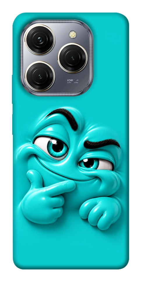Чохол Бірюзовий-скептик для TECNO Spark 20 Pro