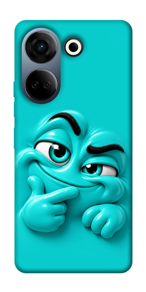 Чохол Бірюзовий-скептик для TECNO Camon 20 Pro (CK7n)