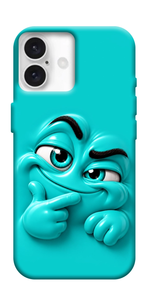 Чехол Бірюзовий-скептик для iPhone 16