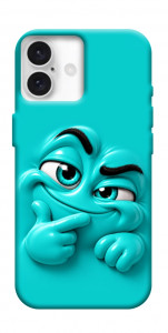Чехол Бірюзовий-скептик для iPhone 16