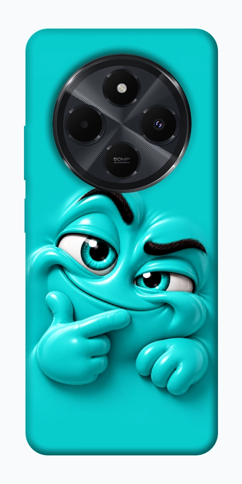 Чохол Бірюзовий-скептик для Xiaomi Redmi 14C
