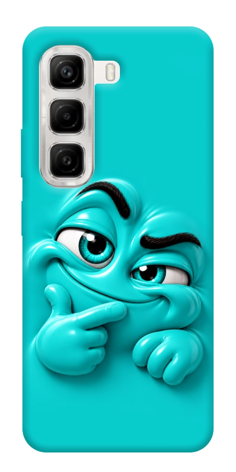 Чохол Бірюзовий-скептик для Infinix Hot 50 4G
