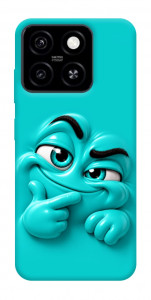Чохол Бірюзовий-скептик для ZTE Blade A55 4G
