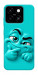 Чохол Бірюзовий-скептик для ZTE Blade A55 4G