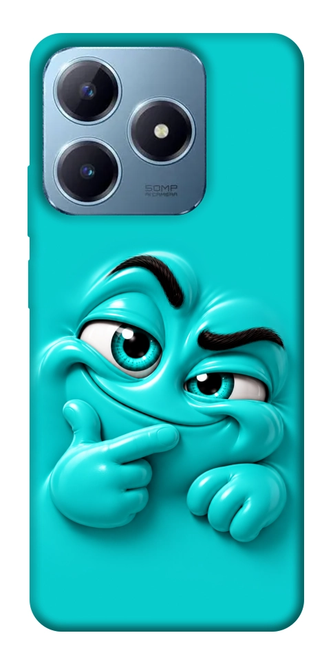 Чохол Бірюзовий-скептик для Realme C63 4G