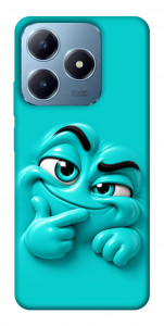 Чохол Бірюзовий-скептик для Realme C63 4G