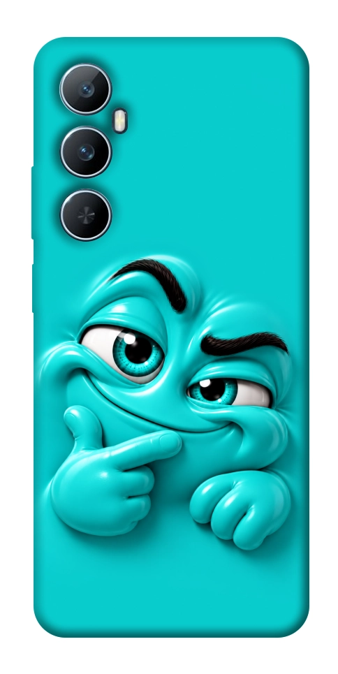 Чохол Бірюзовий-скептик для Realme C65 4G