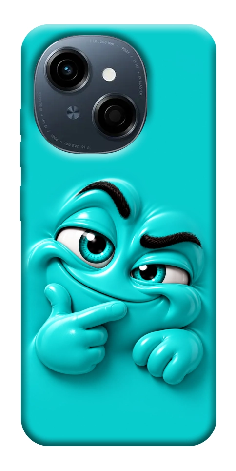 Чохол Бірюзовий-скептик для TECNO Spark Go 1 (KL4)