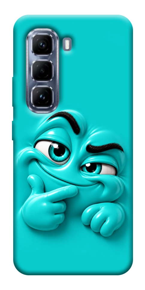 Чохол Бірюзовий-скептик для Infinix Hot 50 Pro