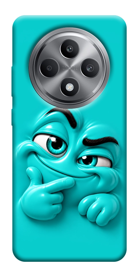 Чехол Бірюзовий-скептик для Oppo Reno 12 F 4G