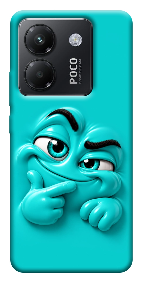 Чохол Бірюзовий-скептик для Xiaomi Poco M7 Pro 5G