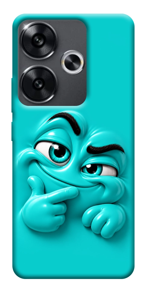Чехол Бірюзовий-скептик для Xiaomi Poco F6