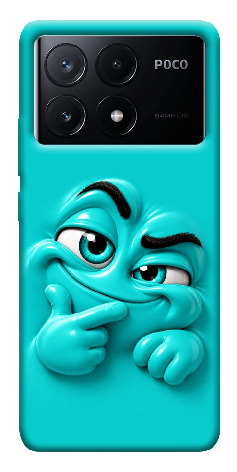 Чохол Бірюзовий-скептик для Xiaomi Poco X6 Pro