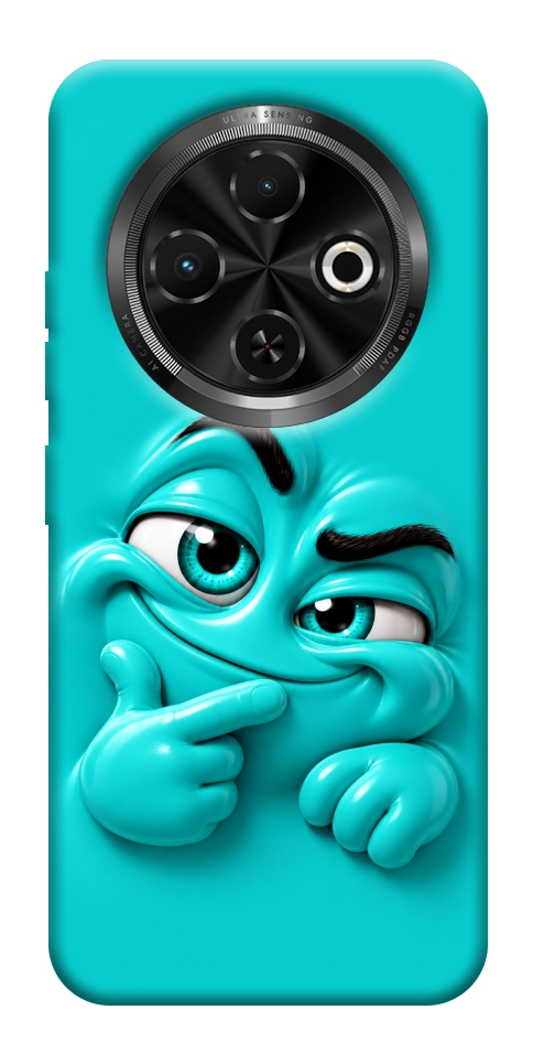 Чехол Бірюзовий-скептик для TECNO Spark 30C (KL5n)