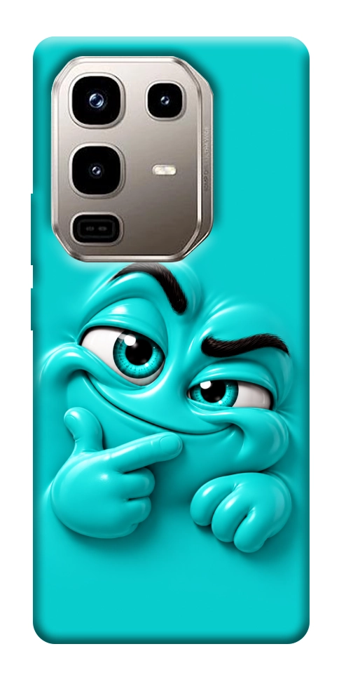 Чохол Бірюзовий-скептик для Infinix Note 50 Pro 4G