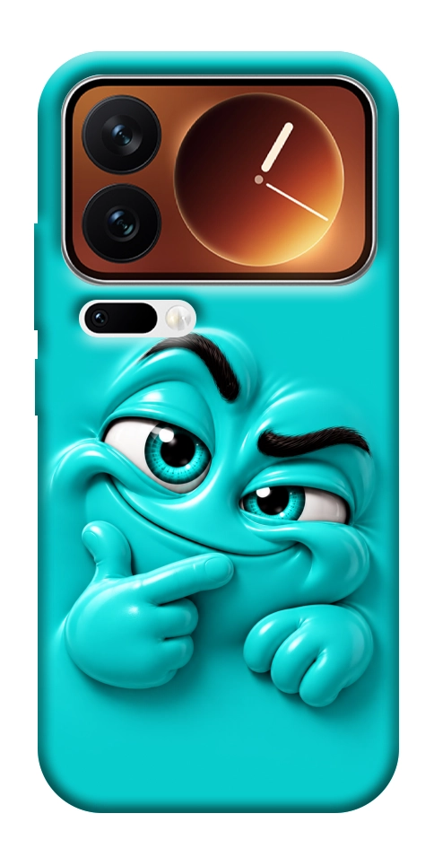 Чехол Бірюзовий-скептик для Xiaomi 17 Pro