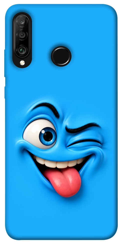 Чохол Блакитний-бешкетник для Huawei P30 Lite
