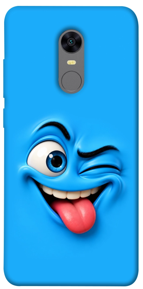 Чохол Блакитний-бешкетник для Xiaomi Redmi Note 5 (Single Camera)