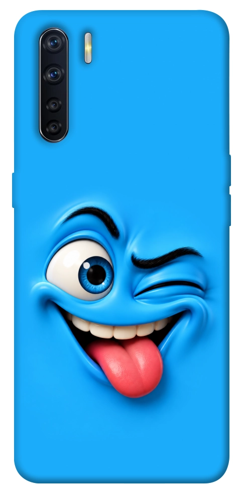 Чохол Блакитний-бешкетник для Oppo A91