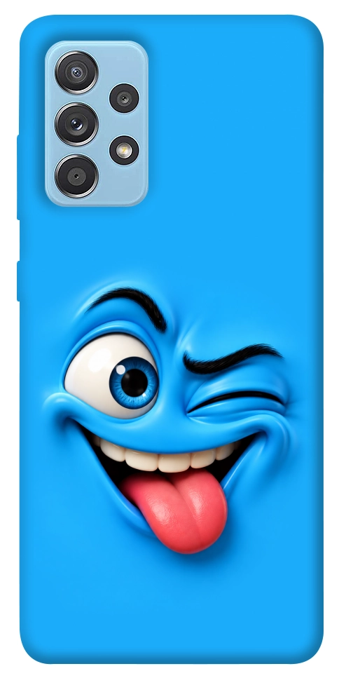 Чохол Блакитний-бешкетник для Galaxy A52