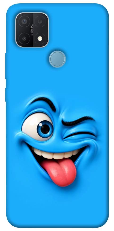 Чохол Блакитний-бешкетник для Oppo A15