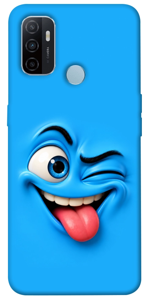 Чохол Блакитний-бешкетник для Oppo A32