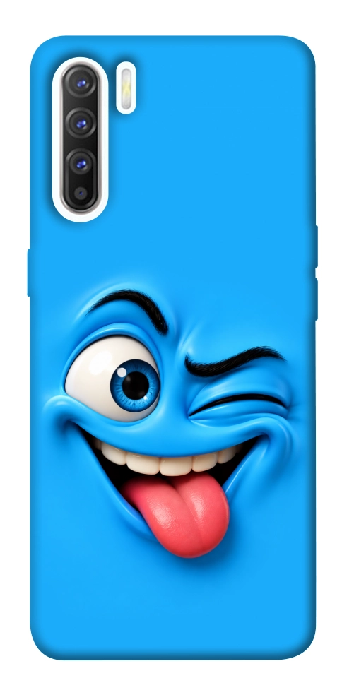 Чохол Блакитний-бешкетник для Oppo Reno 3
