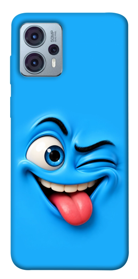 Чохол Блакитний-бешкетник для Motorola Moto G23