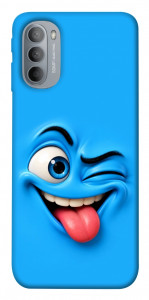 Чохол Блакитний-бешкетник для Motorola Moto G31