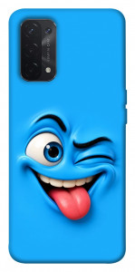 Чохол Блакитний-бешкетник для Oppo A74 5G