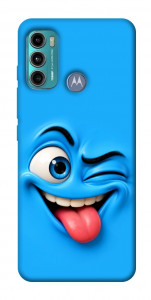 Чохол Блакитний-бешкетник для Motorola Moto G60
