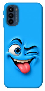 Чохол Блакитний-бешкетник для Motorola Moto G41