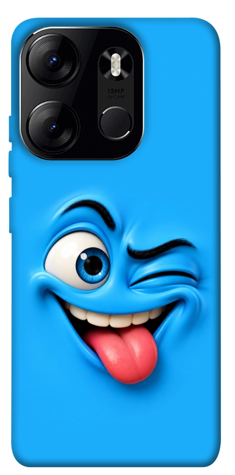 Чохол Блакитний-бешкетник для Tecno Spark Go 2023