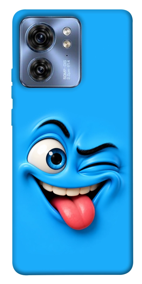 Чохол Блакитний-бешкетник для Motorola Edge 40