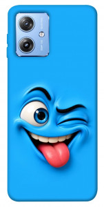 Чохол Блакитний-бешкетник для Motorola Moto G84