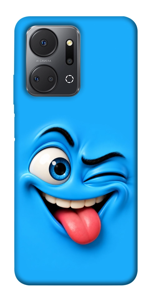 Чохол Блакитний-бешкетник для Huawei Honor X7a