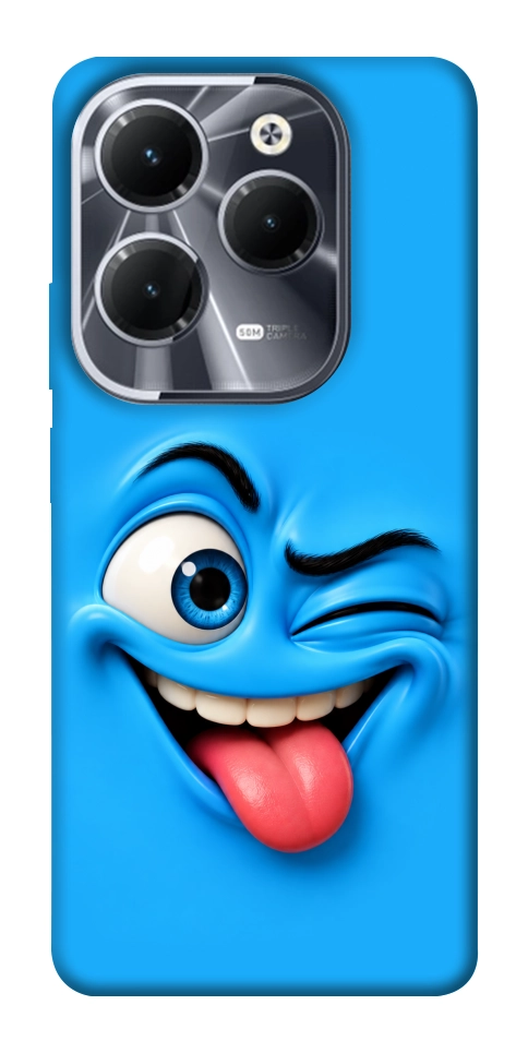 Чохол Блакитний-бешкетник для Infinix Hot 40 Pro