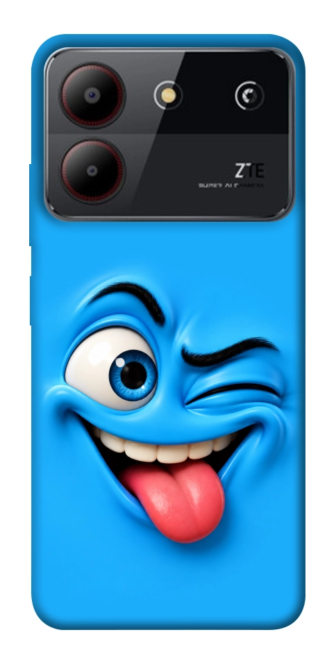 Чохол Блакитний-бешкетник для ZTE Blade A54 4G