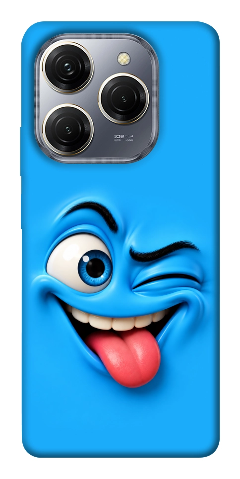 Чохол Блакитний-бешкетник для TECNO Spark 20 Pro