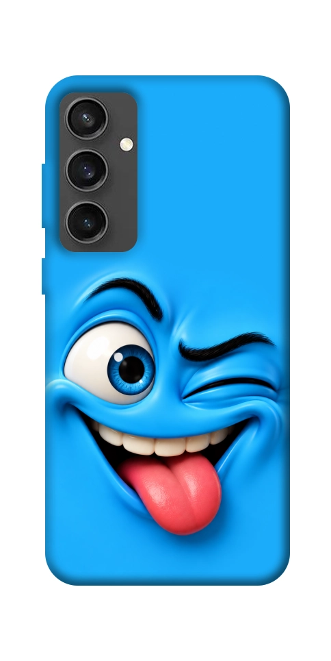 Чохол Блакитний-бешкетник для Galaxy S24 FE