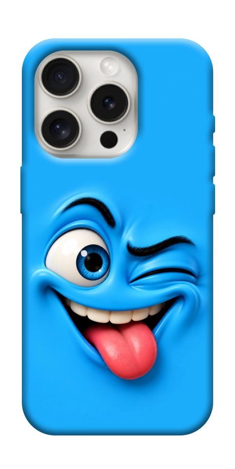 Чохол Блакитний-бешкетник для iPhone 16 Pro