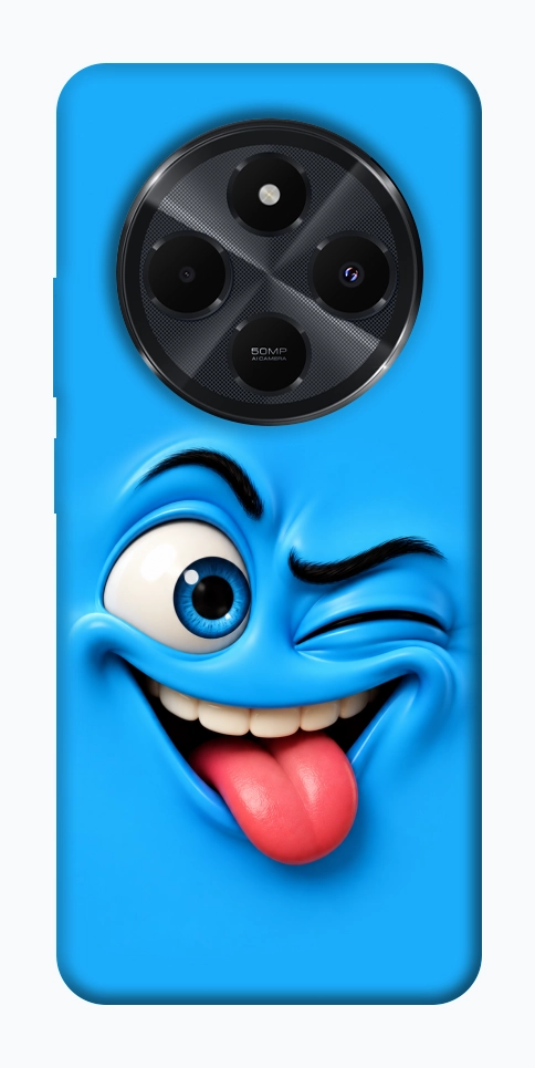 Чохол Блакитний-бешкетник для Xiaomi Redmi 14C