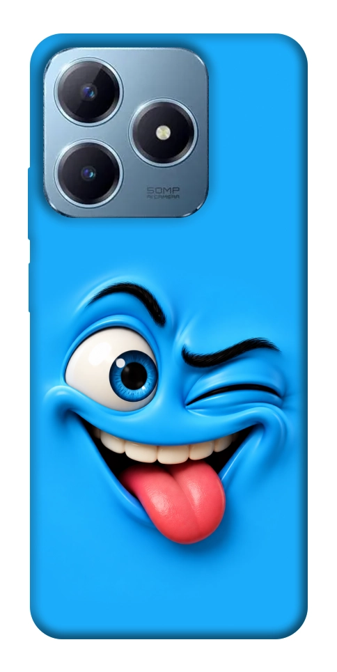 Чохол Блакитний-бешкетник для Realme C63 4G